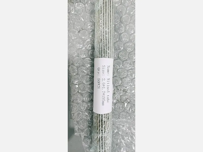 Tubo de liga NiTi